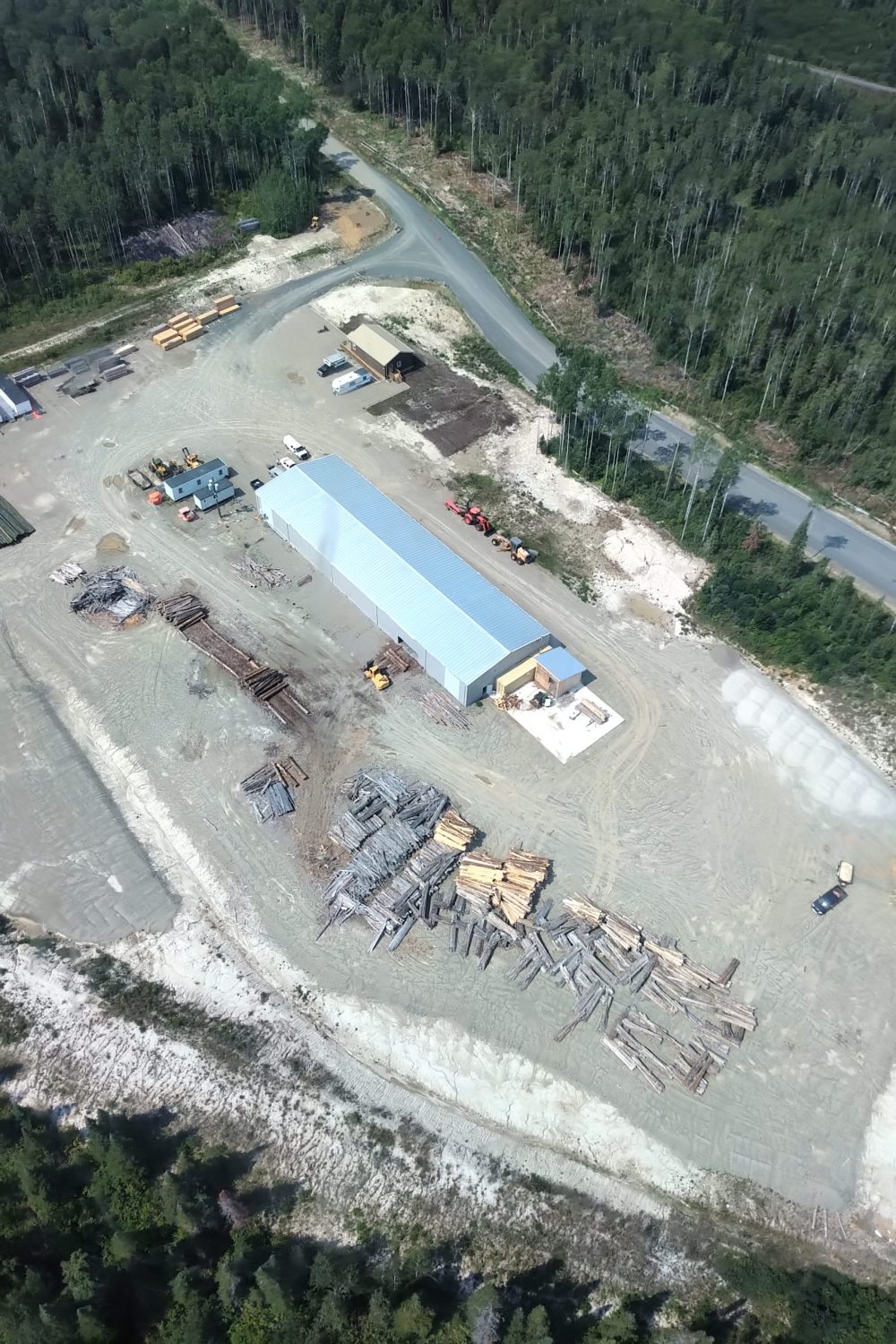 Pic of Sawmill from Helicopter