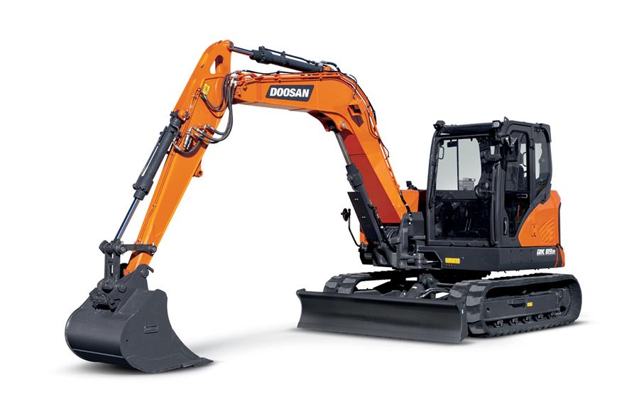 DEVELON introduces new DX89R-7 mini excavator with greater lifting capacity  - Wood Business