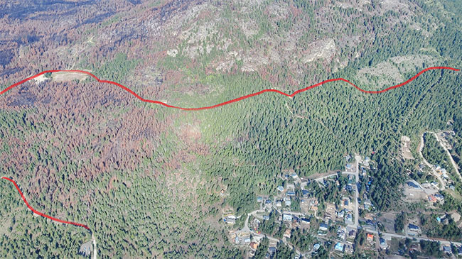 Landscape-fuel-break-(within-red-line)-surrounding-Westshore-Estates